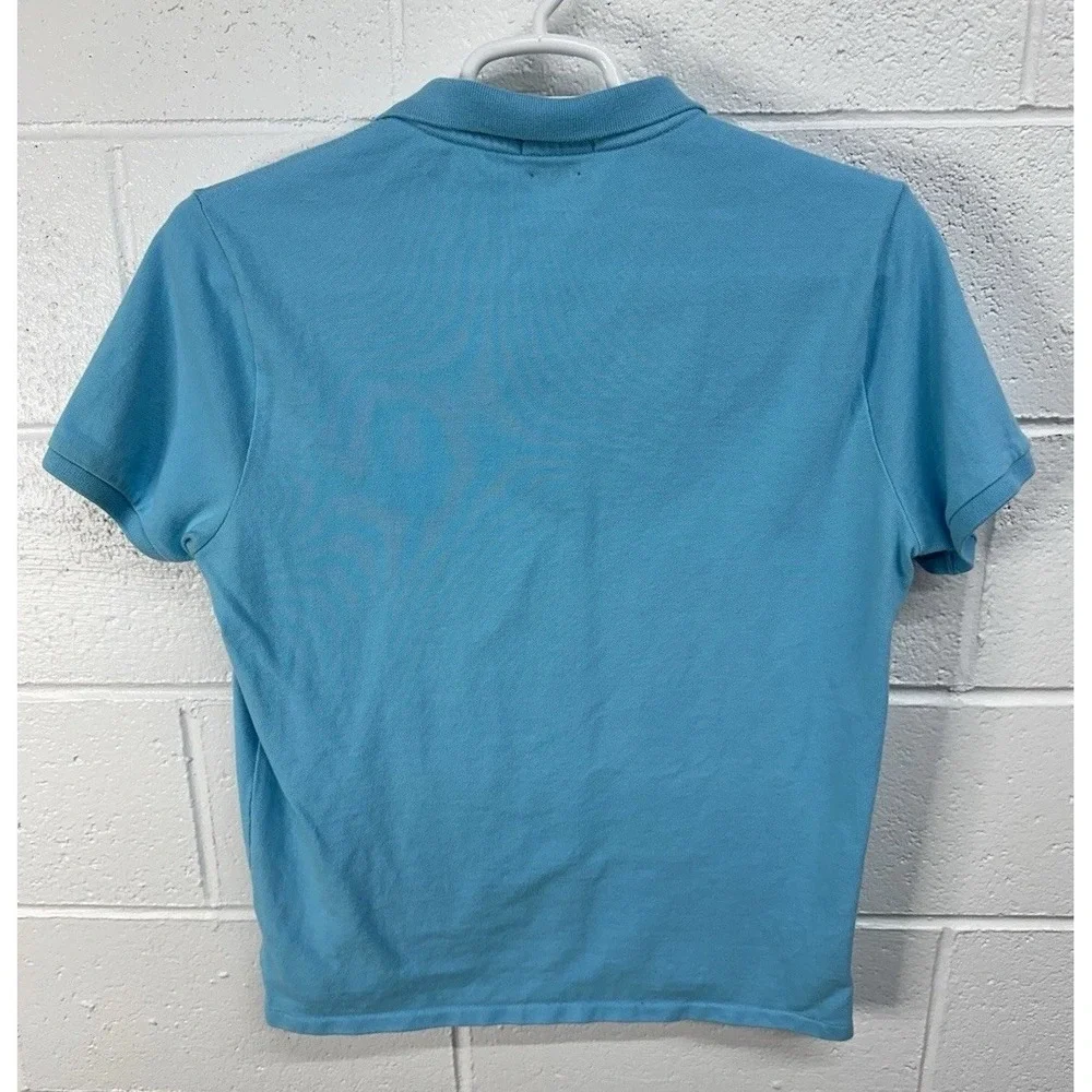Polo Ralph Lauren Polo Shirt Aqua Blue Custom Slim Fit / Men's‎ Large